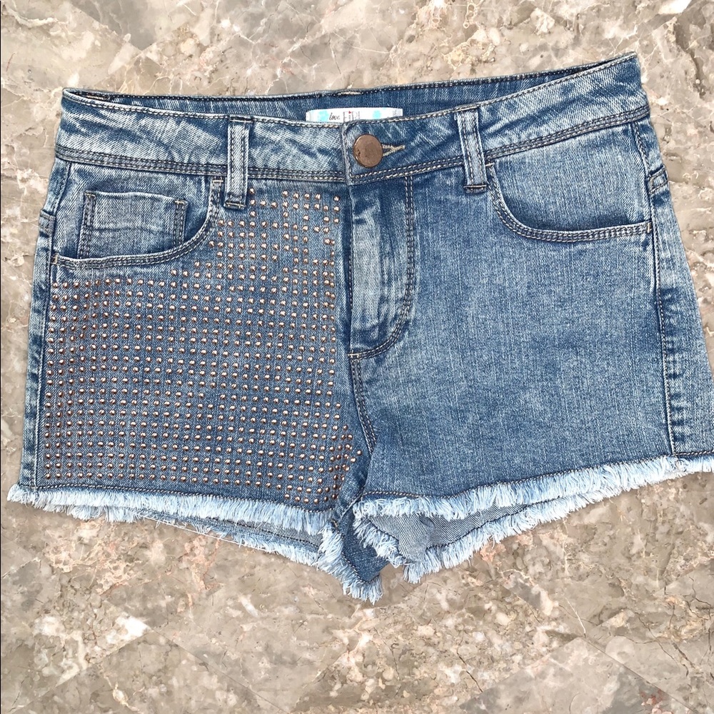 Love Fire Beaded Shorts